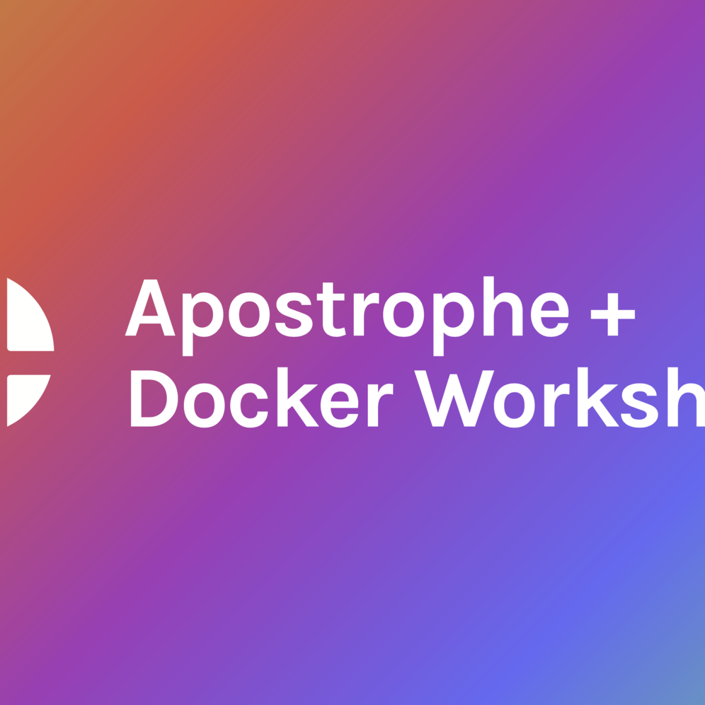 apostrophe docker