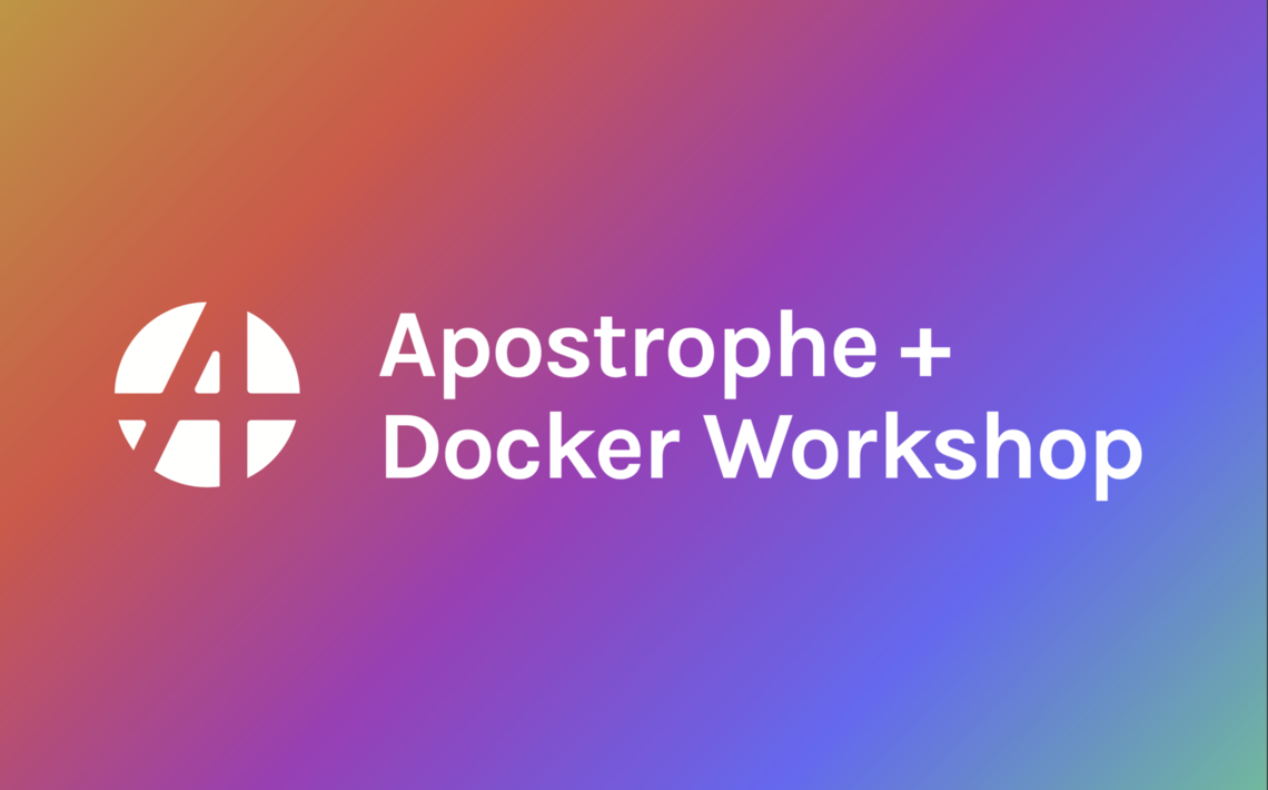apostrophe docker