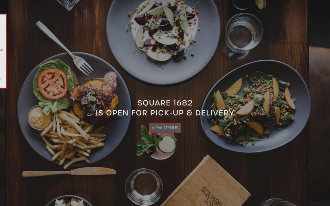 Square 1682 restaurant website