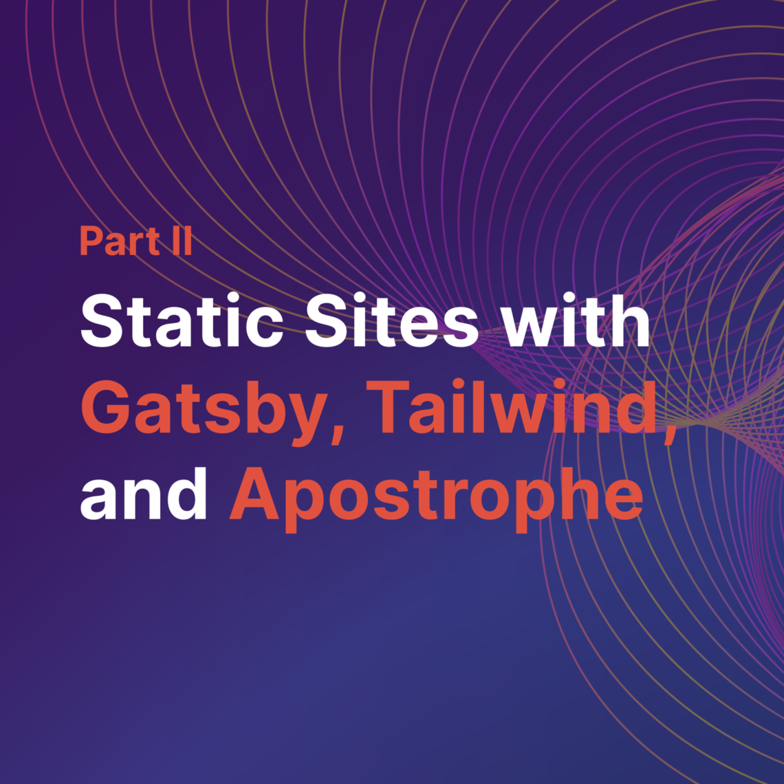 gatsby tailwind and apostrophe banner
