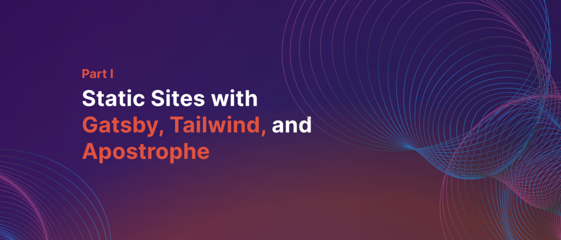 gatsby tailwind and apostrophe banner