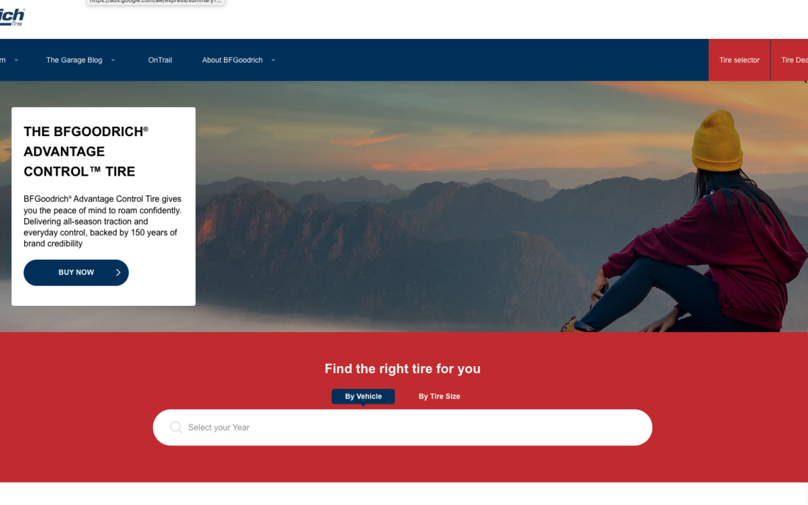 bf goodrich retail cms website