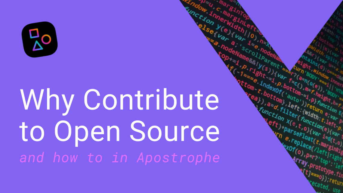 Why contribute to open source header image