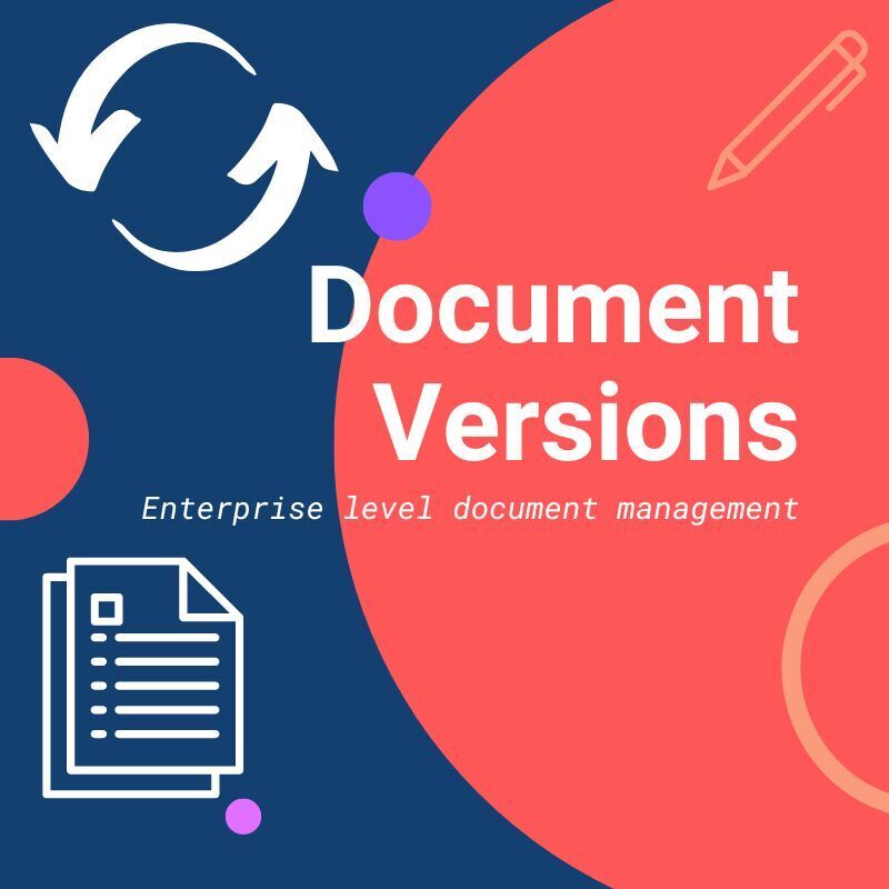 CMS document versions module