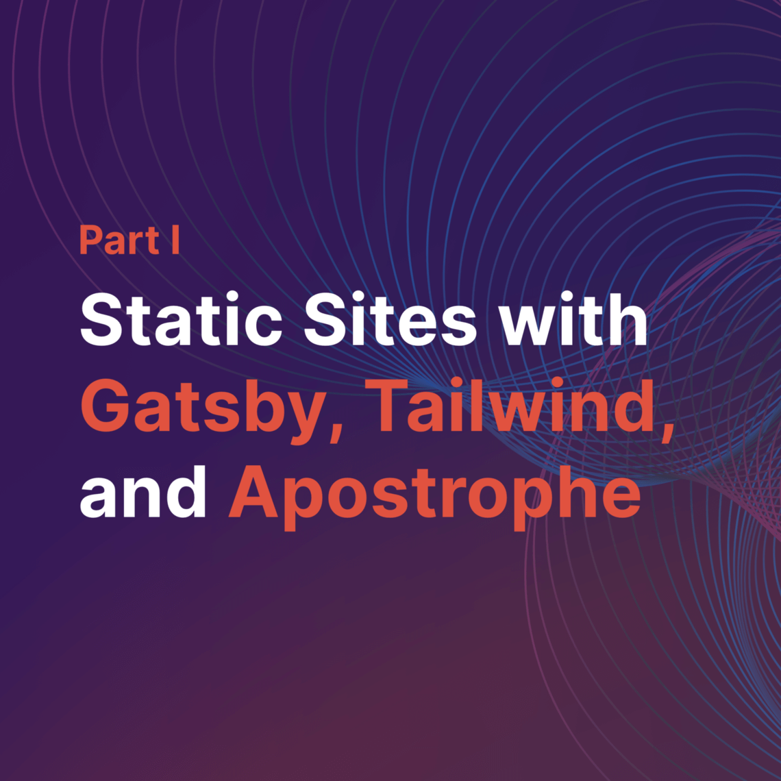 gatsby tailwind and apostrophe banner