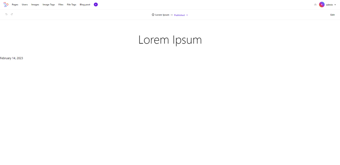 lorem ipsum blog content