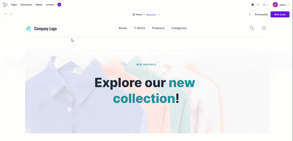 Showing how to localize and translate CMS content to French