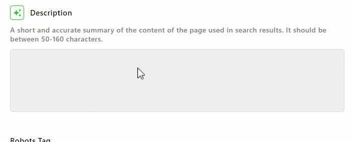 The AI-powered SEO assistant helps easily add metadata